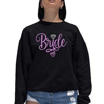 Bride - Women's Word Art Crewneck Sweatshirt