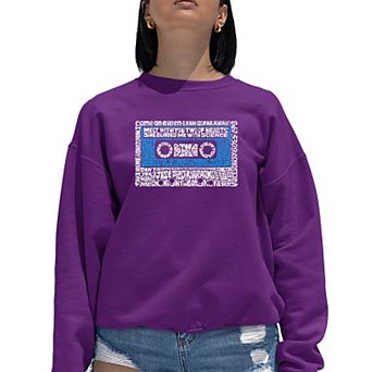 80S One Hit Wonders - Women's Word Art Crewneck Sweatshirt
