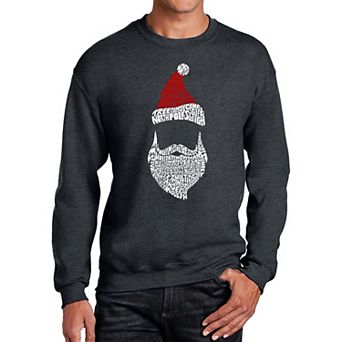 Santa Claus - Mens Word Art Crewneck Sweatshirt