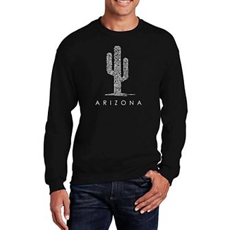 Arizona Cities - Mens Word Art Crewneck Sweatshirt