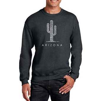 Arizona Cities - Mens Word Art Crewneck Sweatshirt