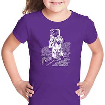 Astronaut - Girl's Word Art T-shirt