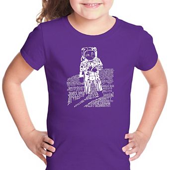 Astronaut - Girl's Word Art T-shirt