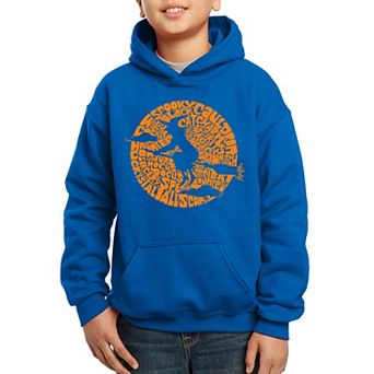 Boy's Word Art Hooded Sweatshirt - Spooky Witch