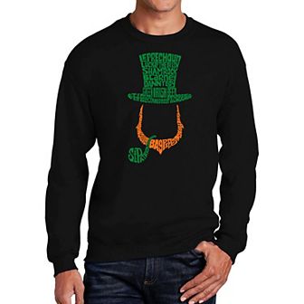 Leprechaun - Mens Word Art Crewneck Sweatshirt