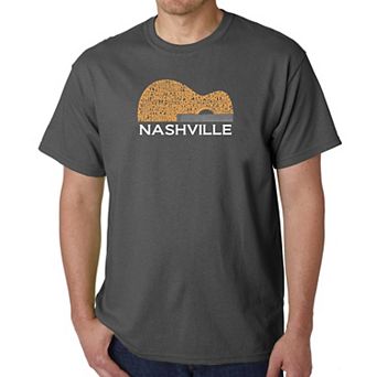 Nashville Guitar - Men's Word Art T-Shirt