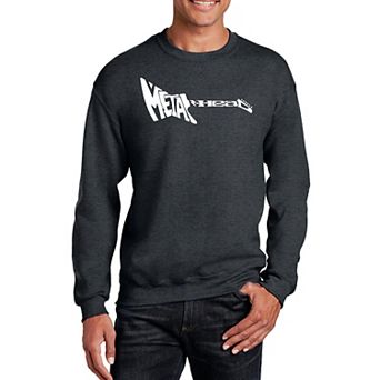 Heavy Metal - Men's Word Art Crewneck Sweatshirt