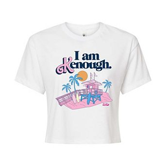Juniors' Barbie The Movie I Am Kenough Graphic Tee
