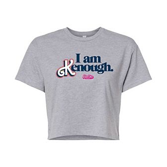 Juniors' Barbie The Movie I Am Kenough Graphic Tee