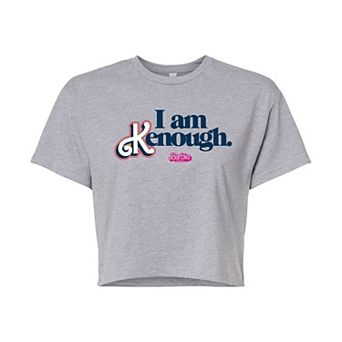 Juniors' Barbie The Movie I Am Kenough Graphic Tee