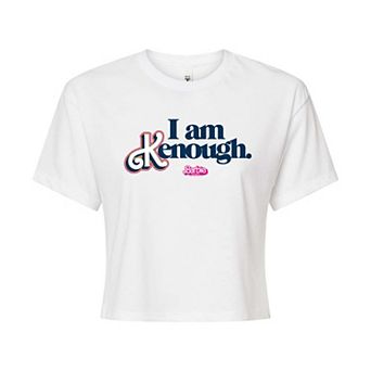 Juniors' Barbie The Movie I Am Kenough Graphic Tee