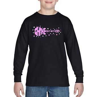 Shake it Off - Boy's Word Art Long Sleeve T-Shirt