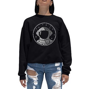 I Need My Space Astronaut - Women's Word Art Crewneck Sweatshirt
