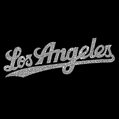 Los Angeles Neighborhoods - Girl's Word Art T-Shirt