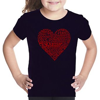 Love Yourself - Girl's Word Art T-Shirt