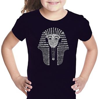 King Tut - Girl's Word Art T-Shirt