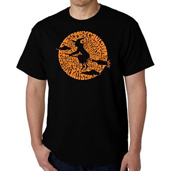 Men's Word Art T-shirt - Spooky Witch