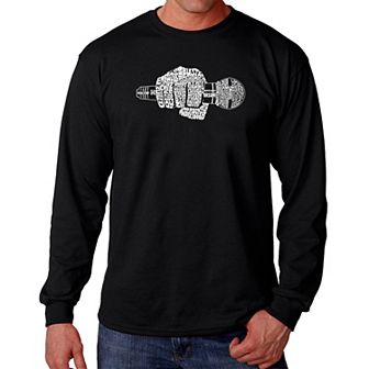 90's Rappers - Men's Word Art Long Sleeve T-Shirt