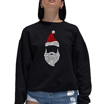 Santa Claus - Women's Word Art Crewneck Sweatshirt