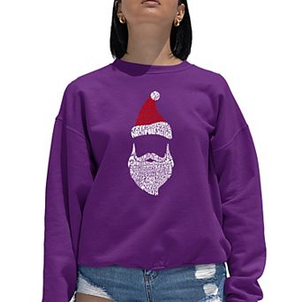 Santa Claus - Women's Word Art Crewneck Sweatshirt