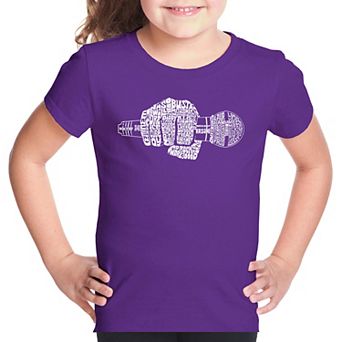 90's Rappers - Girl's Word Art T-Shirt
