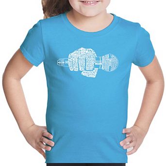 90's Rappers - Girl's Word Art T-Shirt