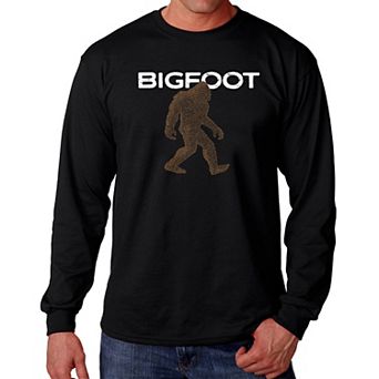 Bigfoot - Men's Word Art Long Sleeve T-Shirt