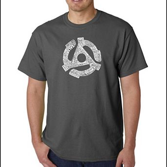 45 Record Adapter - Men's Word Art T-shirt