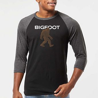 Bigfoot - Men's Raglan Baseball Word Art T-Shirt