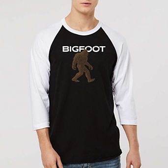 Bigfoot - Men's Raglan Baseball Word Art T-Shirt