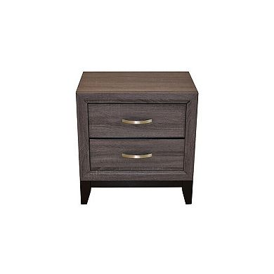 Sierra 2-Drawer Nightstand Made with Wood