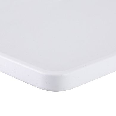 Norwood Commercial Furniture Rectangular Outdoor/Indoor Blow Molded Plastic Folding Table