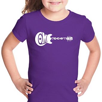 Come Together - Girl's Word Art T-Shirt