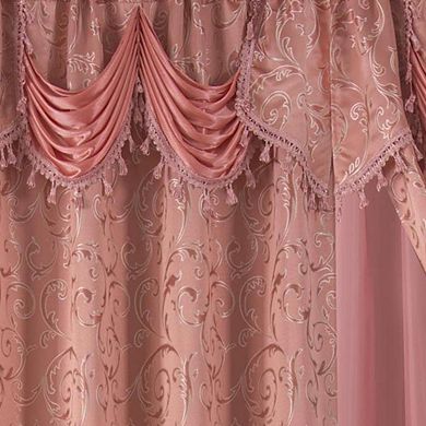 Franklin 2 Pack Double Panel Rose Floral Printed Grommet Curtain Panels