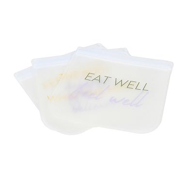 3-Pack Reusable Eat Well Bags