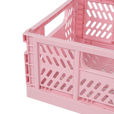 Collapsible Pink Bin