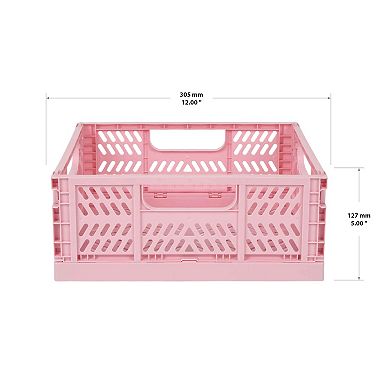 Collapsible Pink Bin