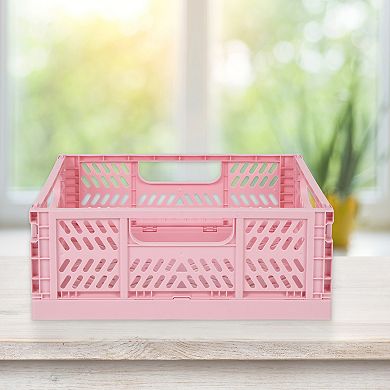 Collapsible Pink Bin