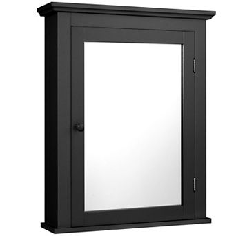 Wall Mounted Bathroom Medicine Cabinet with Mirror Adjustable Shelves