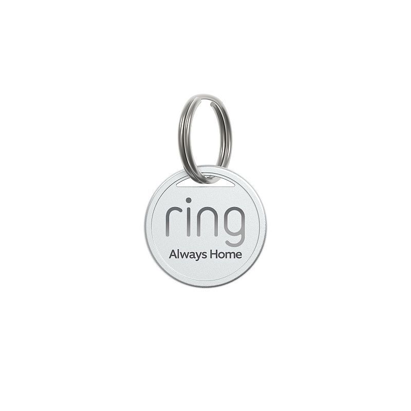 Ring QR Code Pet Tag, Silver