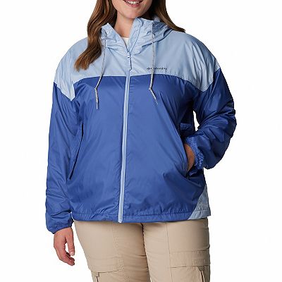 Columbia plus size windbreaker on sale