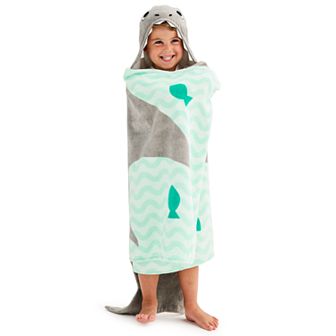 The Big One Kids™ Shark Hooded Bath Wrap