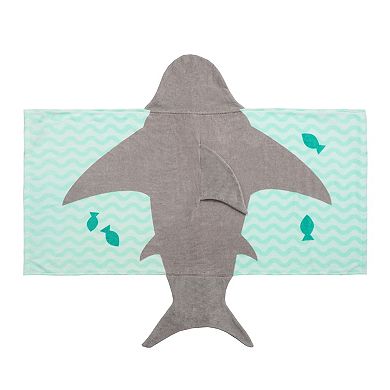 The Big One Kids Shark Hooded Bath Wrap