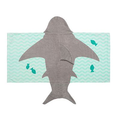 The Big One® Shark Hooded Bath Wrap