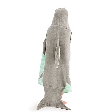 The Big One® Shark Hooded Bath Wrap