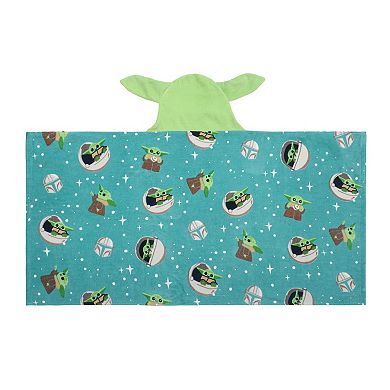 Star Wars The Mandalorian Grogu Hooded Bath Wrap by The Big One