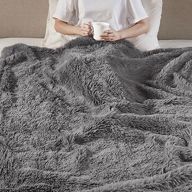 Madison Park Haven Faux Fur Throw