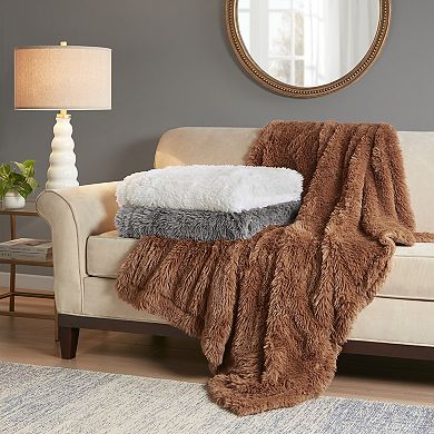 Madison Park Haven Faux Fur Throw