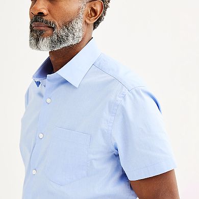 Men's Apt. 9® Premier Flex Regular-Fit Short Sleeve Dress Shirt