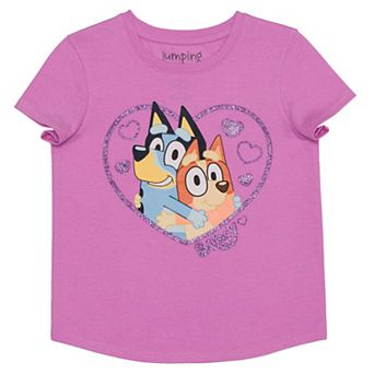 Baby & Toddler Girl Jumping Beans® Bluey Heart Graphic Tee